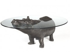 Mesa de Vidro Inspirada em Animais Selvagens